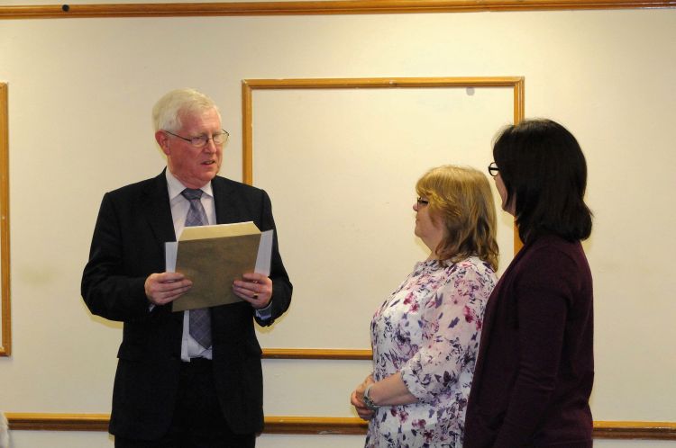 Cllr Chris Phillips with All Saints' Youth Club - £350